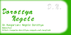 dorottya negele business card